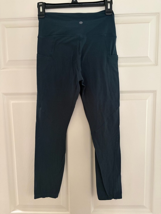 Athleta Pants - Athleta Elation 7/8 Leggings with Side Pockets - Teal Blue